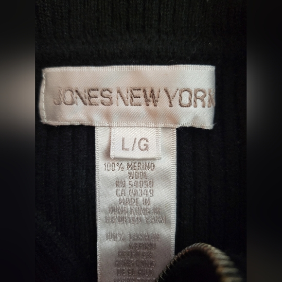 100% Merino Wool black jacket - Picture 3 of 6